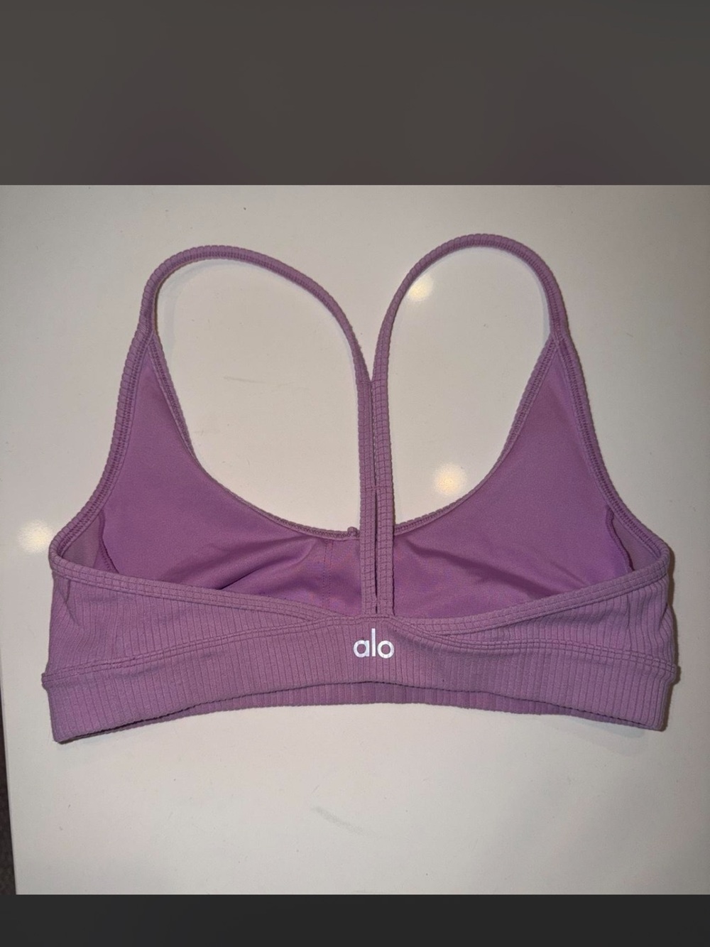 ALO Yoga Lavender Racerback Swim Top